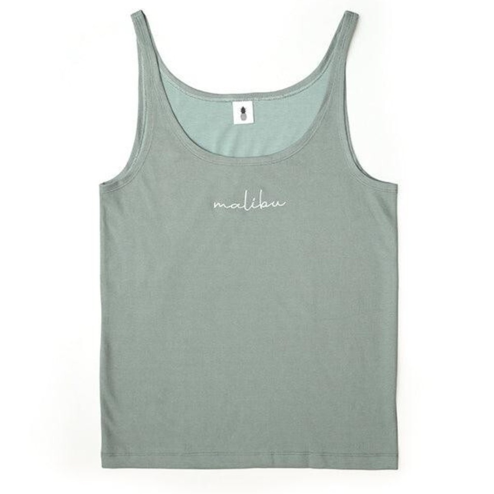 JJ Malibu Men's Malibu Wide-Cut Tank Top - Concrete - Size L - NEW w/ Tags